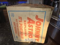 Vintage 1967 Johnny Astro Portable Controlled Space Flight Explorer withBox Works
