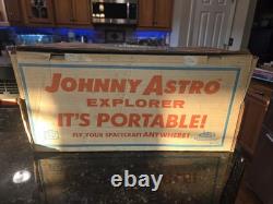 Vintage 1967 Johnny Astro Portable Controlled Space Flight Explorer withBox Works