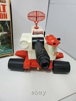 Vintage 1967 Major Matt Mason Firebolt Space Cannon With Box And Instructions