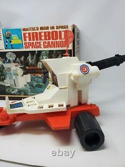 Vintage 1967 Major Matt Mason Firebolt Space Cannon With Box And Instructions