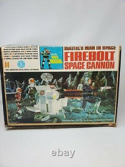 Vintage 1967 Major Matt Mason Firebolt Space Cannon With Box And Instructions