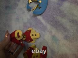 Vintage 1967 Swedlin Gund Mini-Martian Bonnie And Marti Space Age Alien wOutfits