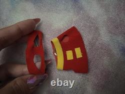 Vintage 1967 Swedlin Gund Mini-Martian Bonnie And Marti Space Age Alien wOutfits