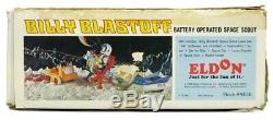 Vintage 1968 Eldon Billy Blastoff Astronaut B/O Space Scout Complete withBox Works