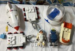 Vintage 1968 Eldon Billy Blastoff Space Scout Toys Astronaut Space Vehicles Lot