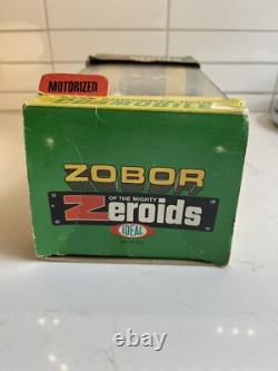 Vintage 1968 Ideal Zeroids Zobor Space Robot 1960s Toy Action Figure With Box