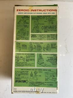 Vintage 1968 Ideal Zeroids Zobor Space Robot 1960s Toy Action Figure With Box