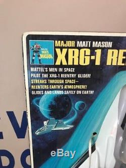Vintage 1968-MATTEL-MAJOR MATT MASON XRG-1 REENTRY GLIDER -SCARCE LOOK