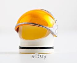 Vintage 1968 Major Matt Mason Jeff Long Astronaut Helmet & Sled No Broken Wires