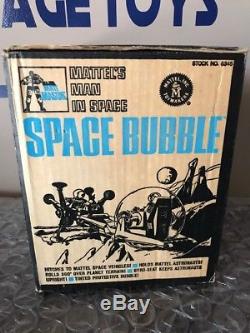Vintage 1968 Mattel Major Matt Mason BOXED USED Space Bubble New Opened Box