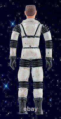 Vintage 1968 Mattel Major Matt Mason Black Strap Astronaut Outer Space Men Alien