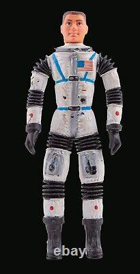Vintage 1968 Mattel Major Matt Mason Blue Strap Astronaut Outer Space Men Alien