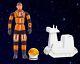 Vintage 1968 Mattel Major Matt Mason Doug Davis Astronaut Outer Space Men Alien