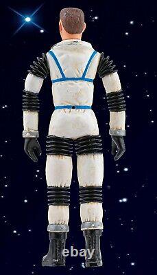 Vintage 1968 Mattel Major Matt Mason White Rubber Astronaut Colorforms Alien