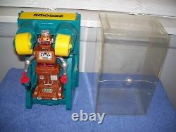 Vintage 1968 Zeroids Zobor Robot with Motor & Case by Ideal