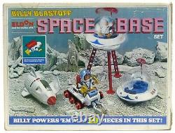 Vintage 1969 Eldon Billy Blastoff Space Base Astronaut Rocket withBox Insert Works