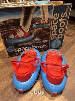 Vintage 1969 IDEAL Star Team Space Toy Space Boots With Box