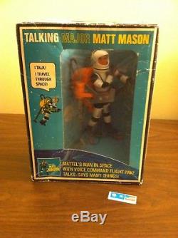 Vintage 1969 Mattel Talking Major Matt Mason With Box # 6362