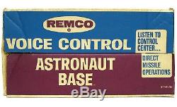 Vintage 1969 Remco Astronaut Voice Control Rocket Space Base withSound Box Works
