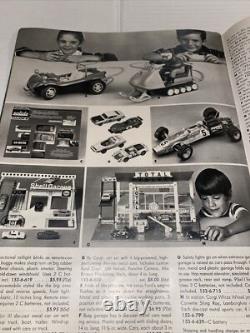 Vintage 1970 Marshall Field Toy Christmas Catalog LEGO Nylint Space Robots Cars