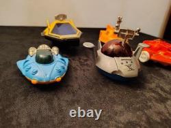 Vintage 1970's Jimson Windup Spaceship Toy Lot Of 5 Windup And Friction Rare