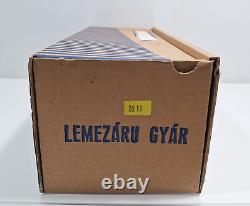 Vintage 1970's Lemezaru Gyar Tin Toy Satellite Car Spaceship Litho Hungary w Box