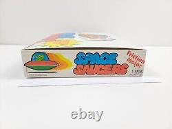 Vintage 1970's Ocean Space Saucers Friction Motor Cars NOS Full Display Box