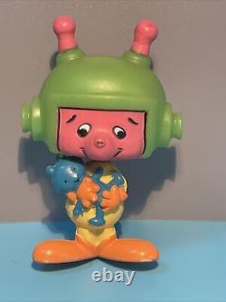 Vintage 1970's Russ Berrie Liddle Kiddles Martian Space Aliens-set Of Five(5)