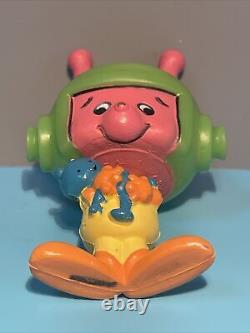 Vintage 1970's Russ Berrie Liddle Kiddles Martian Space Aliens-set Of Five(5)