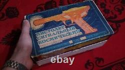 Vintage 1970's USSR Cosmonaut Space Gun Toy In Original Box Battery Operated