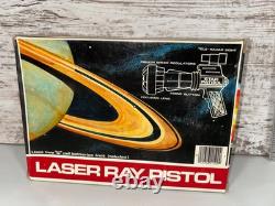 Vintage 1970s Tim Mee Star Patrol Laser Ray Pistol Flashlight Code Sender