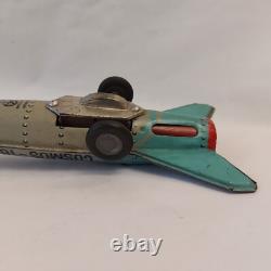 Vintage 1975 Rare Romania AGATEX Friction Rocket Space Cosmos Tin Toy