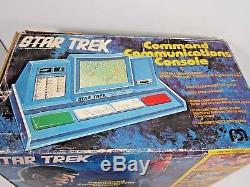 Vintage 1976 Mego Star Trek Command Communications Console In Box 1970's Toy