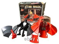 Vintage 1977 Ideal Star Team Star Hawk Spaceship Zeroid & Knight of Darkness