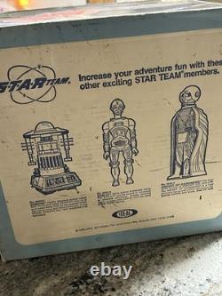 Vintage 1977 Ideal Star Team Star Hawk Spaceship Zeroid & Knight of Darkness