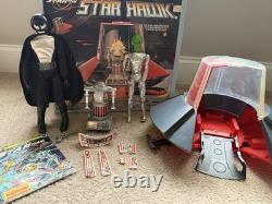 Vintage 1977 Ideal Star Team Star Hawk Spaceship Zeroid Zem21 Knight of Darkness