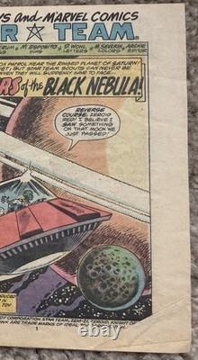 Vintage 1977 Ideal Star Team Star Hawk Spaceship Zeroid Zem21 Knight of Darkness