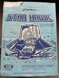 Vintage 1977 Ideal Star Team Star Hawk Spaceship Zeroid Zem21 Knight of Darkness