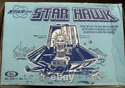 Vintage 1977 Ideal Star Team Star Hawk Spaceship Zeroid Zem21 Knight of Darkness