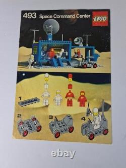 Vintage 1978 LEGO Classic Space 493 Command Center Box Manual Incomplete