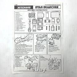 Vintage 1978 Micronauts Star Searcher Vehicle Complete With Instructions MEGO
