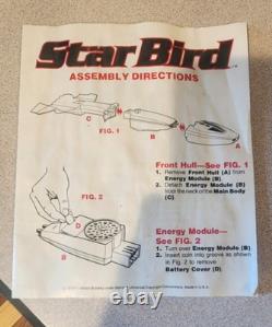 Vintage 1978 Milton Bradley Electronic Star Bird Ship With Box Working Great