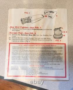 Vintage 1978 Milton Bradley Electronic Star Bird Ship With Box Working Great