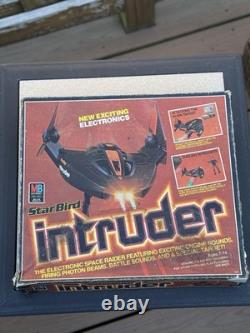 Vintage 1978 Star Bird & 1980 Intruder with Boxes Milton Bradley MB Electronics