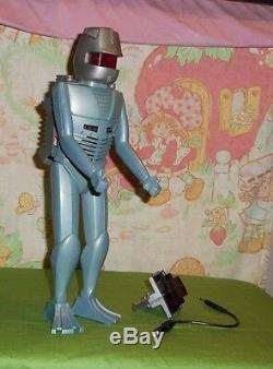 Vintage 1979 ROM THE SPACE KNIGHT WITH LIGHT CORD, ONE WEAPON AND BACKPACK