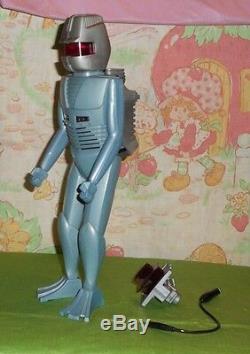 Vintage 1979 ROM THE SPACE KNIGHT WITH LIGHT CORD, ONE WEAPON AND BACKPACK