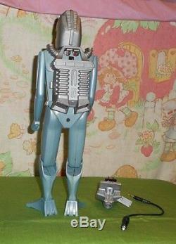 Vintage 1979 ROM THE SPACE KNIGHT WITH LIGHT CORD, ONE WEAPON AND BACKPACK