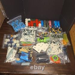Vintage 1980's Construx Fisher-Price Parts and Pieces lot Space Military 10.7 Lb