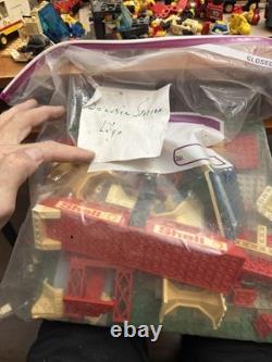 Vintage 1980's Lego Mini Figs and big lot Legos Vehicles NASA Police etc