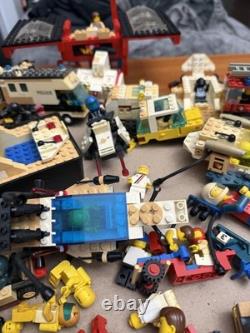 Vintage 1980's Lego Mini Figs and big lot Legos Vehicles NASA Police etc